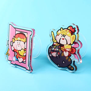 Supports de télé<span class=keywords><strong>phone</strong></span> en plastique premium avec poignées à motif animal de dessin animé imprimées UV personnalisées de haute qualité - Product Image 6