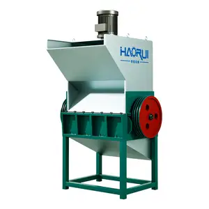 PET PE PVC Plastic Crusher Machine New Condition Bottle Crusher With Core Motor Component Recycling Waste Plastic Plastic Bags