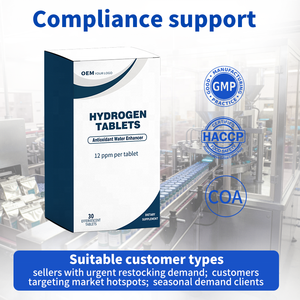 Fabricante de Tabletas de H2 de Alta Concentración y Disolución Rápida, Marca Privada OEM, Suministro Estable a Largo Plazo para Comerciantes Internacionales - Product Image 5