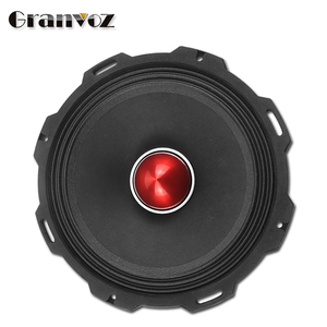 Oem 4 ohm đỏ nhôm Bullet 8 inch bạc đạn Vòng midrange loa cho âm thanh xe hơi - Product Image 5