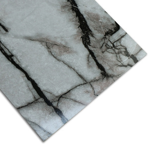 Высокое качество 1220*2440 мм SPC настенная доска WPC ПВХ мраморный лист звукоизоляционный интерьер защищенный УФ водонепроницаемый виллы современная спальня - Product Image 1