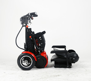 4 Wheel Adult Four-wheel Electric Scooter Lithium Battery Foldable Design 250W Motor 150kg Load Capacity <b>Remote</b> <b>Control</b> Dual - Product Image 4
