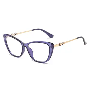 GWTNN OEM Grosir Kacamata Cina Trendy Cateye Anti Blue Light TR90 Glasses Wholesale