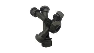 Phụ tùng đường sắt phụ kiện Q235 đường sắt gỗ ngủ Fastener bu lông M24 * 146mm theo dõi thép fishbolt - Product Image 3