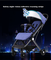 Poussette double pliable système de voyage bébé landau poussette léger 2023