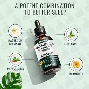 Tùy chỉnh phức tạp 12 trong 1 Citrate 500mg canxi kẽm bisglycinate L threonate Glycinate magiê giọt cho sức khỏ<span class=keywords><strong>e</strong></span> trẻ em - Product Image 2