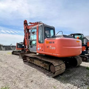 Excavadora usada Hitachi ZX130 ZX70 ZX75 ZX60 Excavadora de ruedas 130K Ton Condición Motor original y componentes de núcleo PLC Casi nueva - Product Image 1