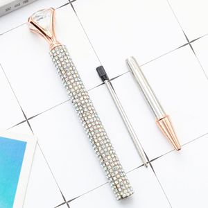 Wholesale High Quality Promotional Gift Rotating Metal <b>Pen</b> With Crystal Diamond Tip - Product Image 4
