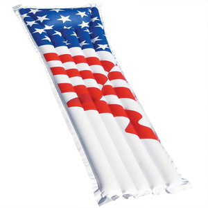 <span class=keywords><strong>Matelas</strong></span> gonflable de <span class=keywords><strong>piscine</strong></span> en forme de drapeau américain patriotique, lit flottant pour la natation, radeau durable en PVC pour les fêtes d'été - Product Image 3