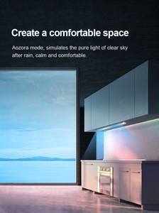 Lumière d'armoire LED RVB à intensité variable et multicolore Veilleuse d'ambiance pour jeux vidéo de bureau TV Home Entertainment Scene Decor Remote - Product Image 6