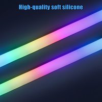 Tubo de Neón Flexible de Silicona de Alta Calidad con Refrigeración por Agua ARGB, Tira de LED para Juegos de PC, Modding y Decoración con Sincronización RGB