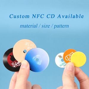 SUNSHING Printed Photo <b>Custom</b> NFC Music Box Micro Key Chain Pendant Pocket Blank Album Disc Case Mini <b>CD</b> Keychain Charm - Product Image 3