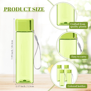 Wholesale Custom Logo Printed BPA Free Plastic Sports Water Bottle PET Transparent Bottle - Product Image 2