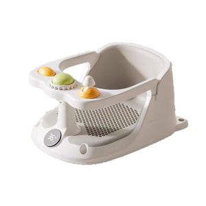 Siège de bain pour bébé YTH368 avec design antidérapant pour 0 à 12 mois, matériau TPEPP, chaise de bain multifonctionnelle - Product Image 1