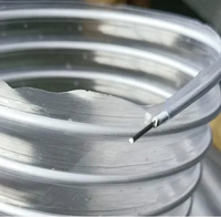 Tuyau flexible en acier recouvert de PVC, tuyau d'aspiration en PVC renforcé en spirale pour le transport de liquides et de granulés