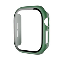 Étui de protection complet pour montre, cadre en PC rigide avec protection en verre pour Apple Watch Series 10 11 42 mm 46 mm
