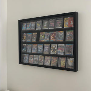 Vitrine simple d'affichage de carte de Baseball noire 36 - Product Image 6