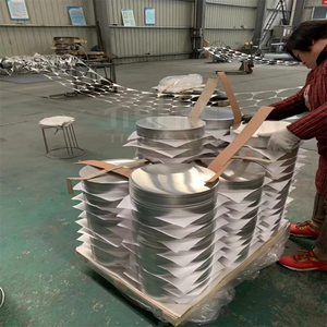 Cuttable Coated <b>Surface</b> Aluminium Alloy Disc High Purity A1060 H14 Temper 1.0mm Circle <b>Plate</b> 180mm Custom Application Restaurant - Product Image 6