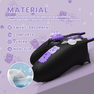 เคสกันลื่นสำหรับคอนโทรลเลอร์ PS5 - ผิวสัมผัสซิลิโคนสไตล์น่ารัก - Product Image 6