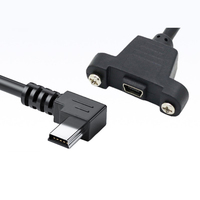 Mini USB 90 Grad Verlängerung kabel Ladegerät USB 2.0 Mini B 4p USB Mini Kabel