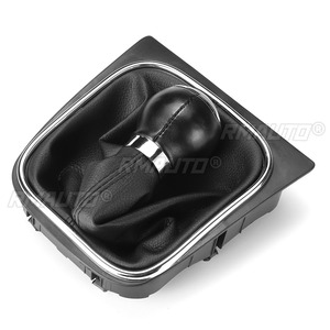 Funda Protectora de Piel para Palanca de Cambios de Coche de 5 y 6 Velocidades para VW Golf MK5 MK6 Golf 5 6 Rabbit Jetta MK6 2010 2011-2014 - Product Image 5
