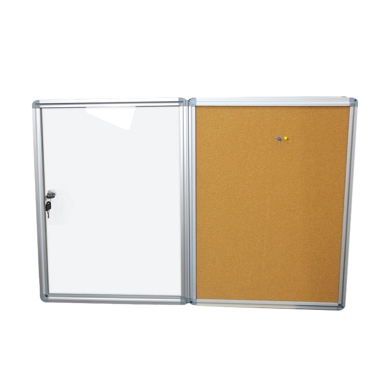 A1 A2 A3 Indoor Cork Board White Board Bulletin Memo Notice Frame 30mm Lockable Frame