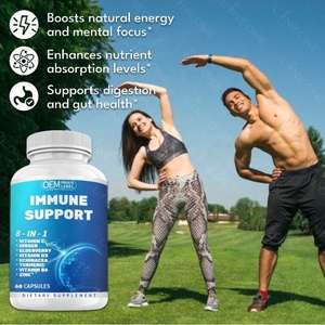 อาหารเสริมเสริมภูมิคุ้มกัน 8 in 1 พร้อมสารสกัดจากเอ็กไคนาเซีย วิตามินซี ซิงค์ วิตามินดี ขมิ้นชันและขิง วิตามินบี6 และเอลเดอร์เบอร์รี่ - Product Image 5