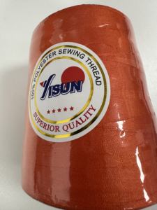 Fil à coudre en polyester 20/2 5000 yards |   Fil haute ténacité pour la fabrication de cuir, de denim et de sacs |   Cône industriel robuste - Product Image 2