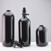 48CI avec marque RHO haute pression 0.8L HPA Pcp réservoirs Paintball Co2 air bouteille de gaz avec régulateur