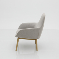 Fauteuil de salon moderne en cuir PU souple pour hôtel, fauteuil de club, fauteuil de détente blanc, fauteuil d'appoint