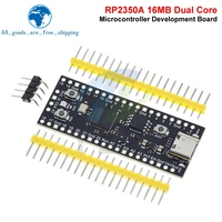 Zero Pico2 papan pengembangan RP2350 16MB mikrokontroler RP2040 C konektor tipe-c catu daya