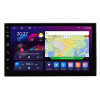 7 pouces DSP 4G Carplay Android universel intelligent tête unité multimédia voiture lecteur DVD Autoradio GPS Navigation Radio Audio stéréo