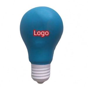 Custom logo Light Bulb Stress Ball Custom Bulb Shape Stress-relief Ball PU Foam Light Bulb Stress Reliever Ball Antistress Toy - Product Image 2