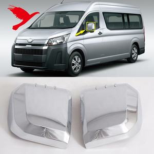 อุปกรณ์ตกแต่งรถยนต์ภายนอก ฝาครอบ<span class=keywords><strong>กระจก</strong></span>มองหลัง ABS 2 ชิ้น สำหรับ Toyota GranAce/HiAce/Gravia/<span class=keywords><strong>Commuter</strong></span>/Majesty (H300) ปี 2019 ขึ้นไป - Product Image 4