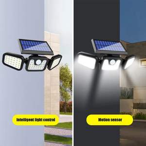 Lámpara Solar de Jardín Impermeable IP65 con Sensor de Movimiento, Alimentación por CC, Control Remoto, Lámpara LED de Pared para Exteriores - Product Image 5