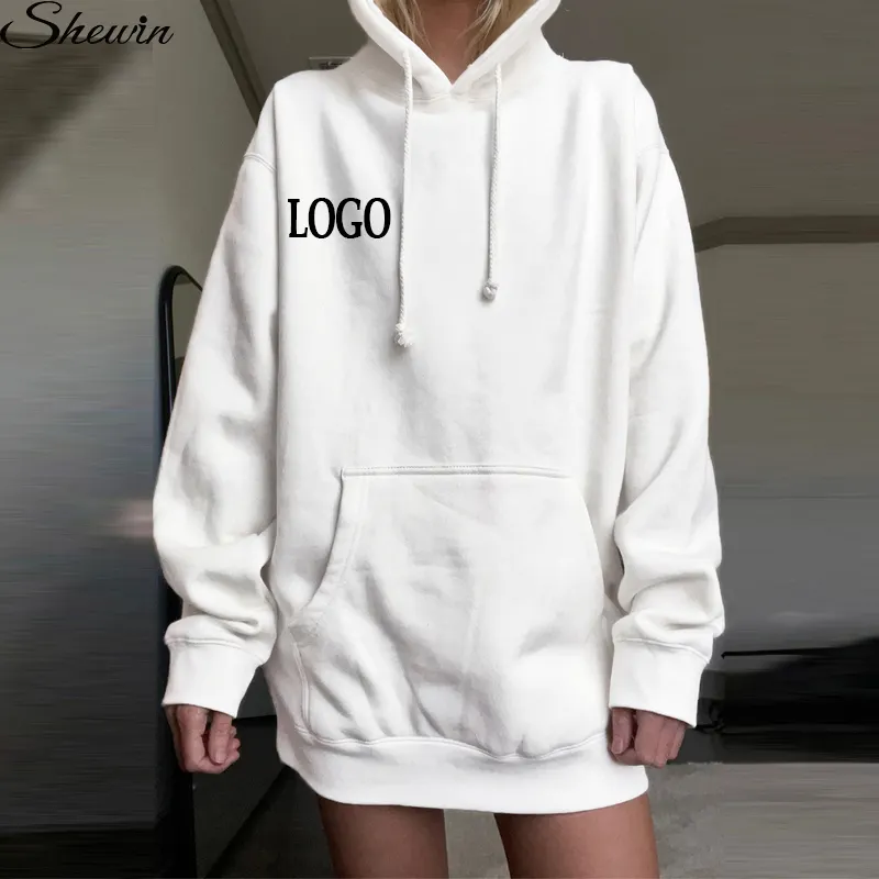 Wholesale Custom Hoodies Cotton Plain Vintage Pullover Sweatshirts High Quality Women Hoodie