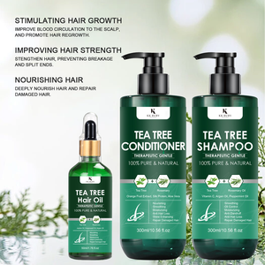 <span class=keywords><strong>Shampoo</strong></span> all'Olio di Tea Tree Anti-Caduta Stimolante della Crescita <span class=keywords><strong>Antiforfora</strong></span> <span class=keywords><strong>e</strong></span> Controllo dell'Oleosità Nutriente <span class=keywords><strong>e</strong></span> Lisciante 300ml - Product Image 5