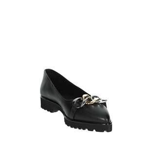 Ballerines pour femmes Gioseppo, noires, taille 36, chaussures plates avec détail chaîne - Product Image 5