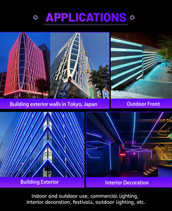 Bande lumineuse LED pour éclairage extérieur de scène KTV Neon Light Rgb Led Rope 50 Meter Neon Flex - Product Image 5