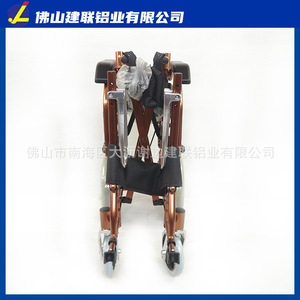 Aluminum Alloy Wheelchair With Flip Up Footrest Foldable <b>Backrest</b> Lightweight Portable Manual For Elderly Mobility - Product Image 2