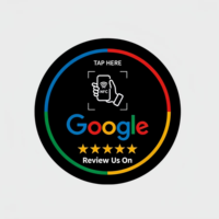 Carte NFC personnalisée pour avis Google, en acrylique, avec fonction Tap to Review, OEM ODM, faible MOQ, personnalisation rapide en 3-7 jours