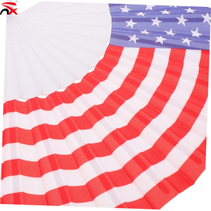Éventails pliables portables personnalisés USA <span class=keywords><strong>250e</strong></span> anniversaire, drapeau américain, pour mariages et événements sportifs – Vente chaude - Product Image 4