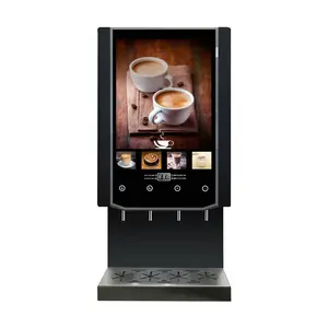 Một nút 4 đồ uống nóng ngay lập tức thông minh máy bán hàng tự động cà phê tự động