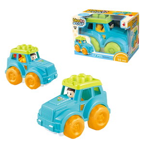 Set di 10 Grandi Blocchi da Costruzione per Bambini e Neonati, <span class=keywords><strong>Mega</strong></span> Blocchi in Plastica ABS, Giocattolo Educativo di Topsky Toys - Product Image 1