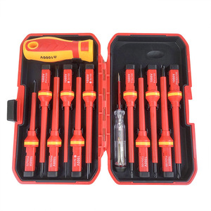 13PCS VDE Insulated Electrician <b>Screwdriver</b> Set Hardened Steel Electrical Hand Tools Insulated <b>Screwdriver</b> Set - Product Image 3