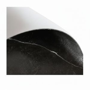 Carrelage de sol moderne en PVC auto-adhésif en marbre noir antidérapant imperméable et ignifuge pour cuisine salle de bain maison vente par correspondance - Product Image 1