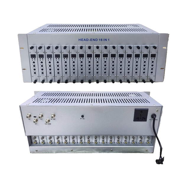 factory directly selling CATV Head end 16 channel agile analog modulator RCA Input
