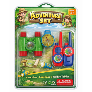Jumelles en plastique pour enfants, jouet éducatif d'aventure pour les jeux en plein air, cadeau promotionnel <span class=keywords><strong>de</strong></span> <span class=keywords><strong>marque</strong></span> avec logo personnalisé - Product Image 1