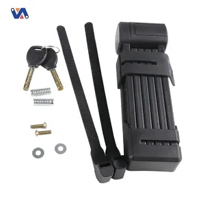 New Image Wholesale Bicycle 6-section Folding Lock Fit For Bike/Scooter Spare Parts and Accessories