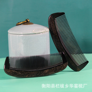 Peine de madera de sándalo Huaxin para masaje del cuero cabelludo, 10-15 cm, para cuidado del cabello, de la fábrica Huaxin Comb, municipio de Lanzhuo, condado de Hengyang - Product Image 3